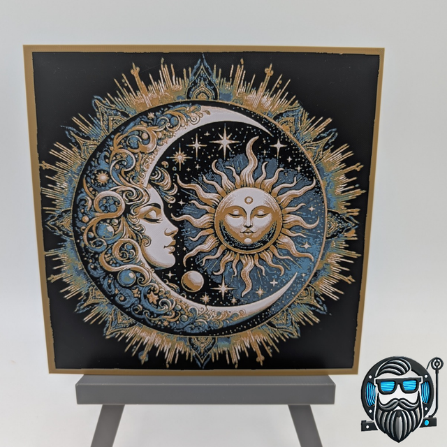 Soleil lune céleste