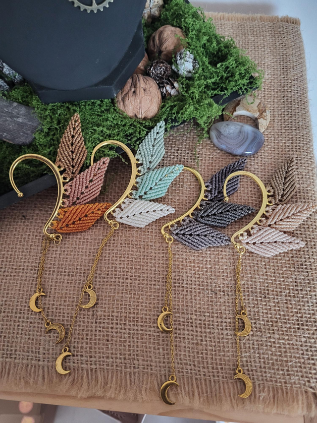 Oreilles d'elfes : Collection Lunaria Doree