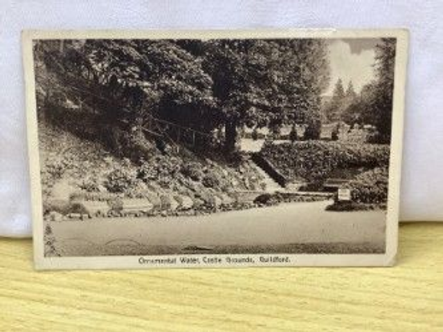 Guildford, Ornamental Water , Castle Grounds, Surrey, Posted 1915 Raphael Tuck. Our Ref No R57 £2.50