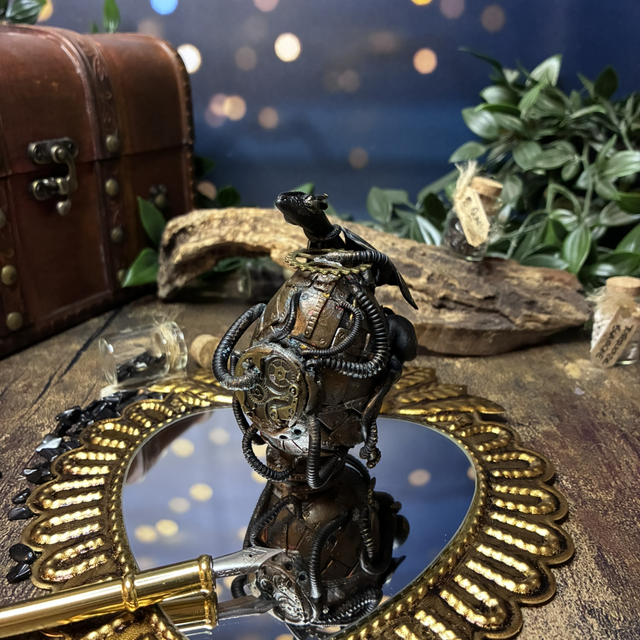Oeuf de Dragon Steampunk