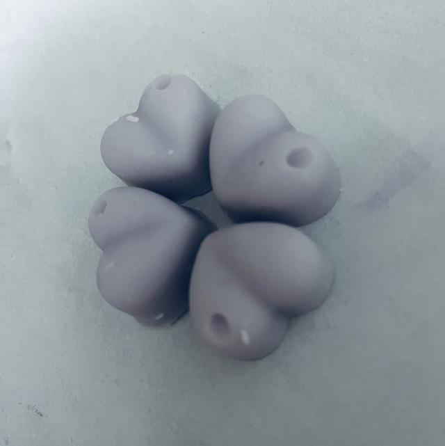 Lot de 4 cœurs fondants | Jasmin