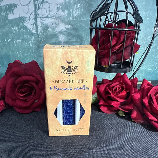 Beeswax spell candles