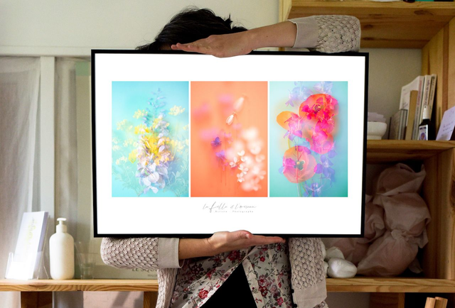 Triptyque floral * B