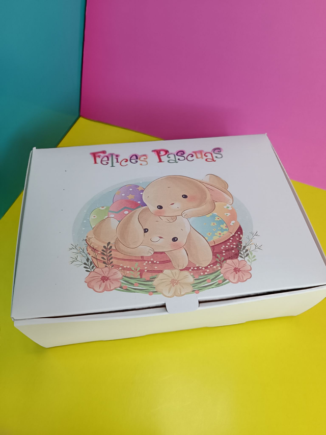 CAJAS ESTAMPADAS PASCUA 20X14X5 