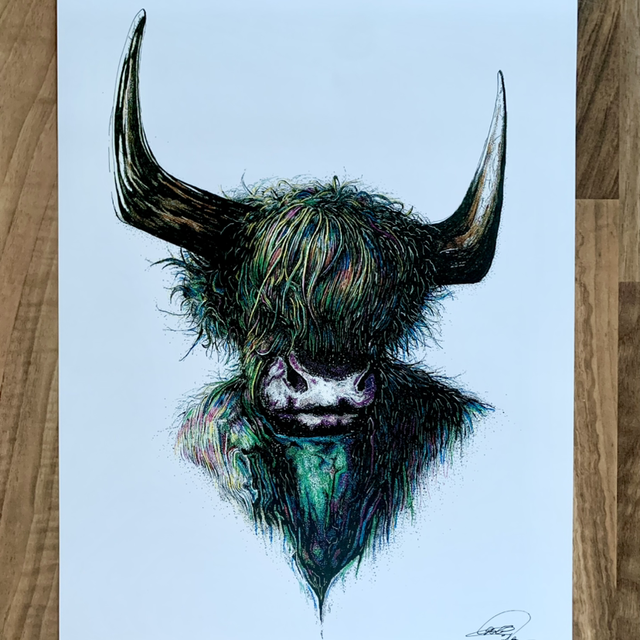 Iridescent Emoooo cow