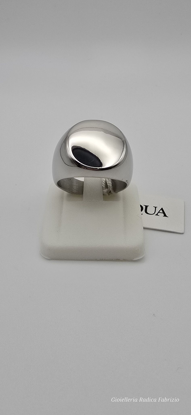 anello in acciaio da uomo modello cavaliere