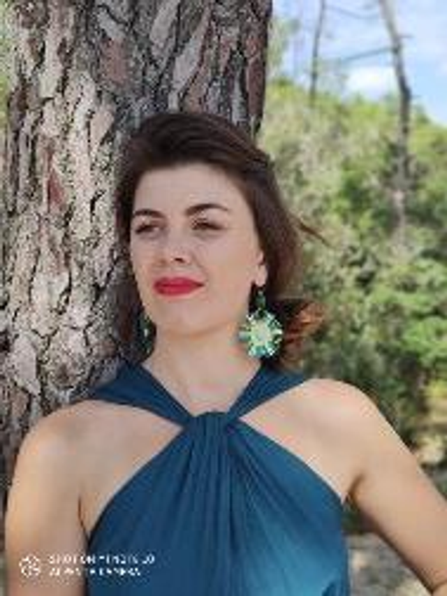 Boucles d’oreille Grand soleil multicolore 