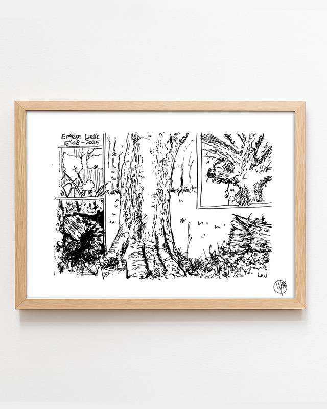 Engelse Werk | Urban Sketch Zwolle 2022 | A4 print