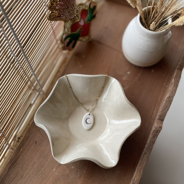 Médaillon Grigri • ovale • Lune 🌙