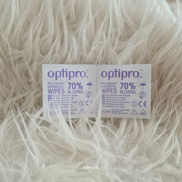 Lingettes d&#039;alcool