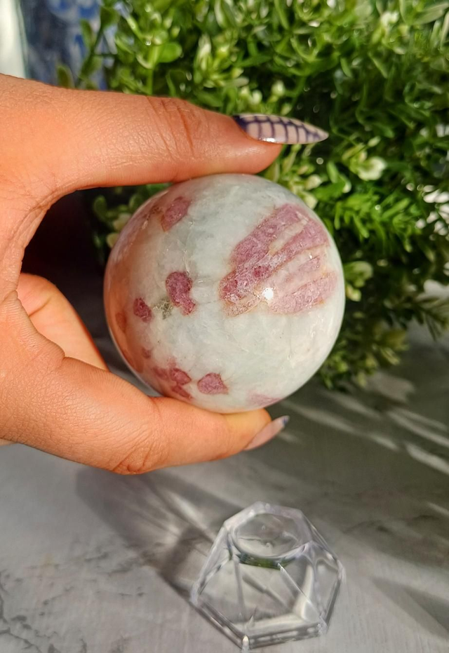 Pink Tourmaline Sphere