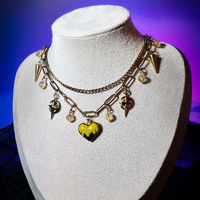 Collier RICHESSE citrine 