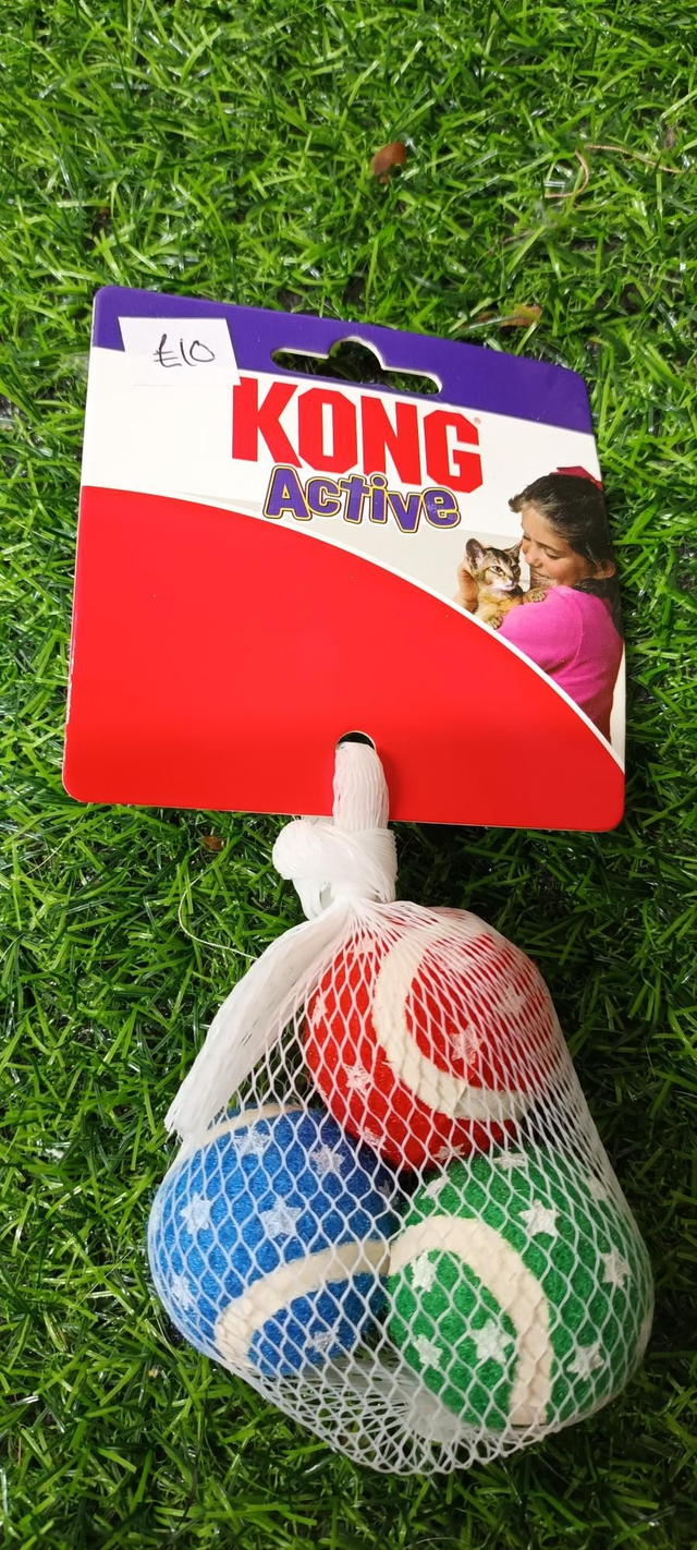 Kong ative jingle tennis balls 