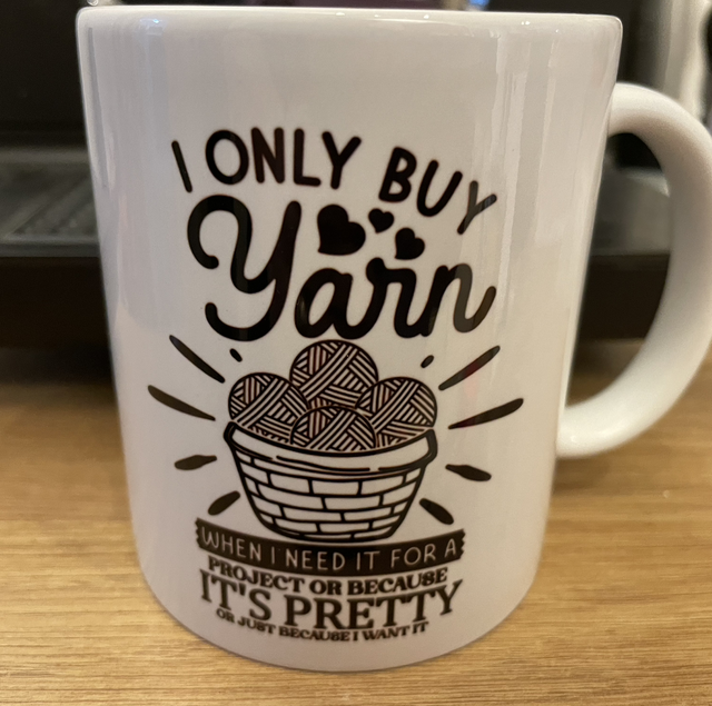 Actually Yarn mug only buy yarn 