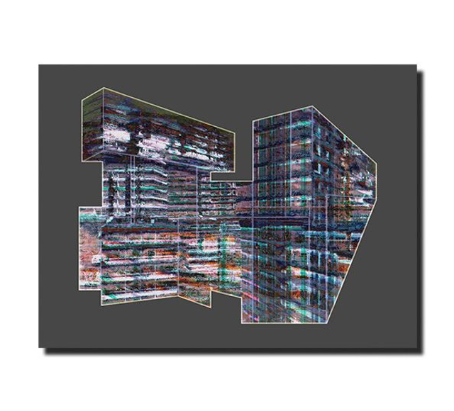 01 Urban - Daily City series, 2025. Acrylic glass