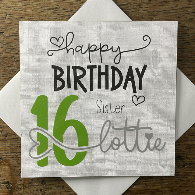 Personalised Happy Birthday