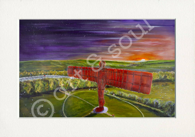 Angel of The North Print