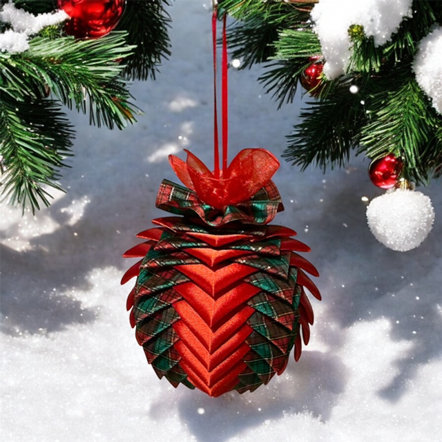 Christmas Ribbon Ornament