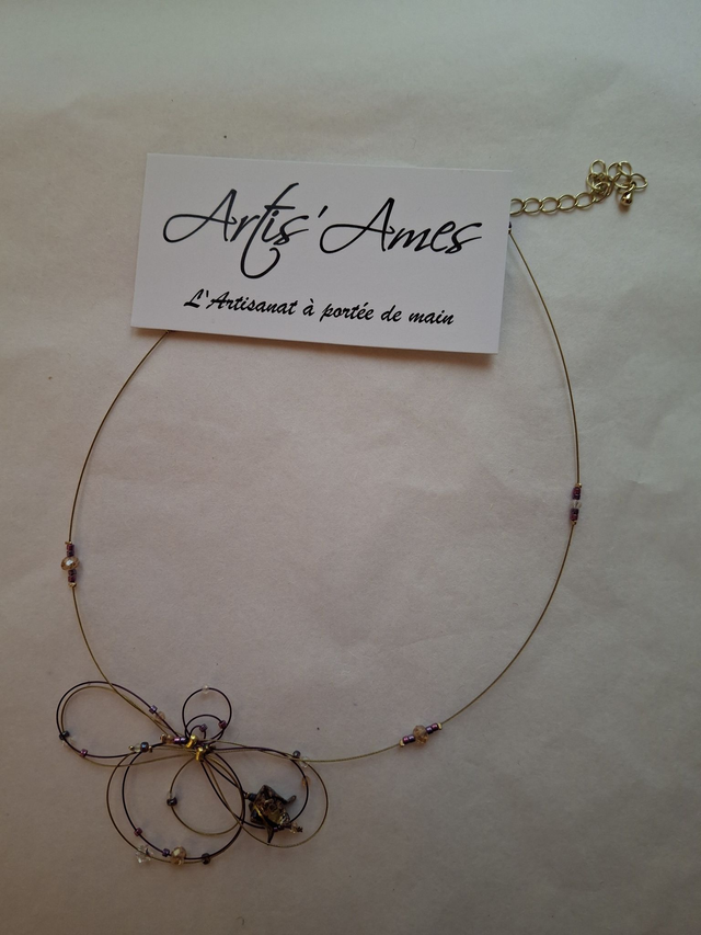 Collier Arabesque Lotus