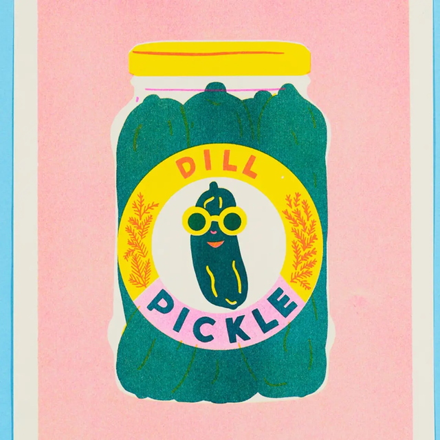 A4 Risograph Pickle Print 