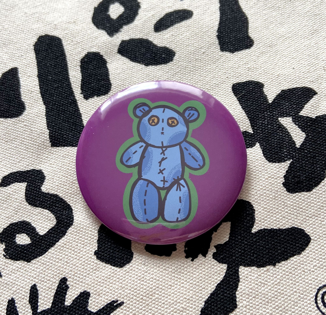 BADGE NOUNOURS BLEU
