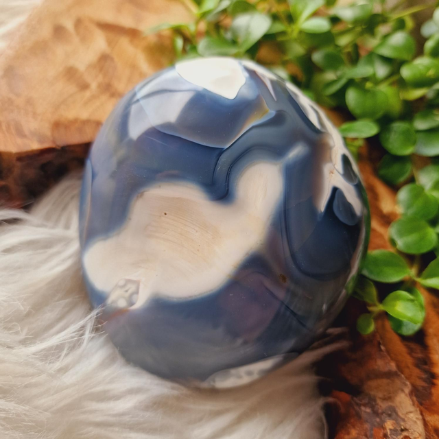 Orca Agate Freeform flat cutbase 590g