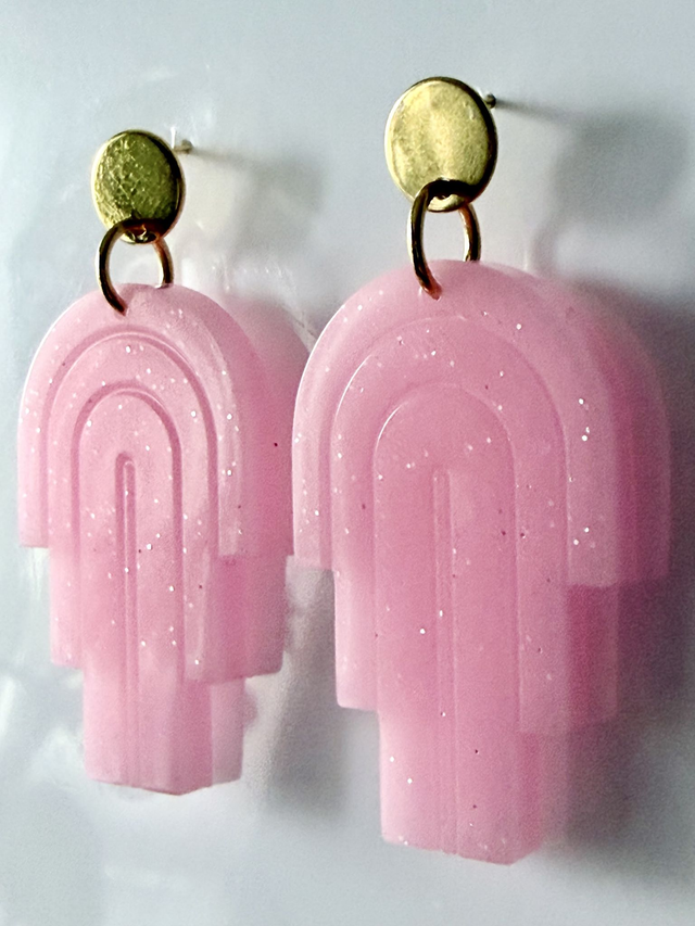 MIAMI rose bonbon à paillettes