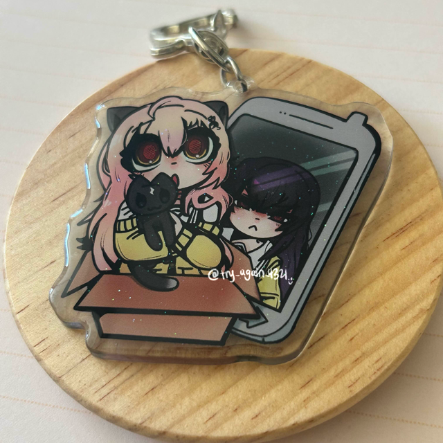 You me and her keychain 