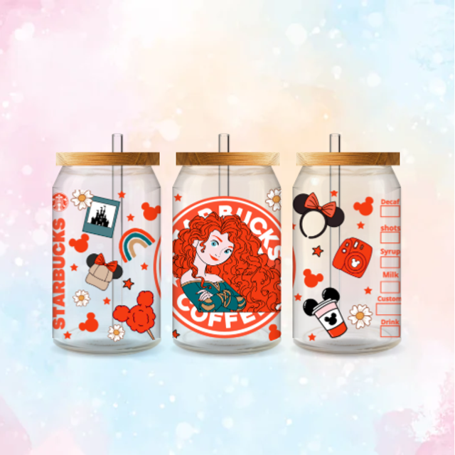 Verre canette givré Starbuck Rebelle