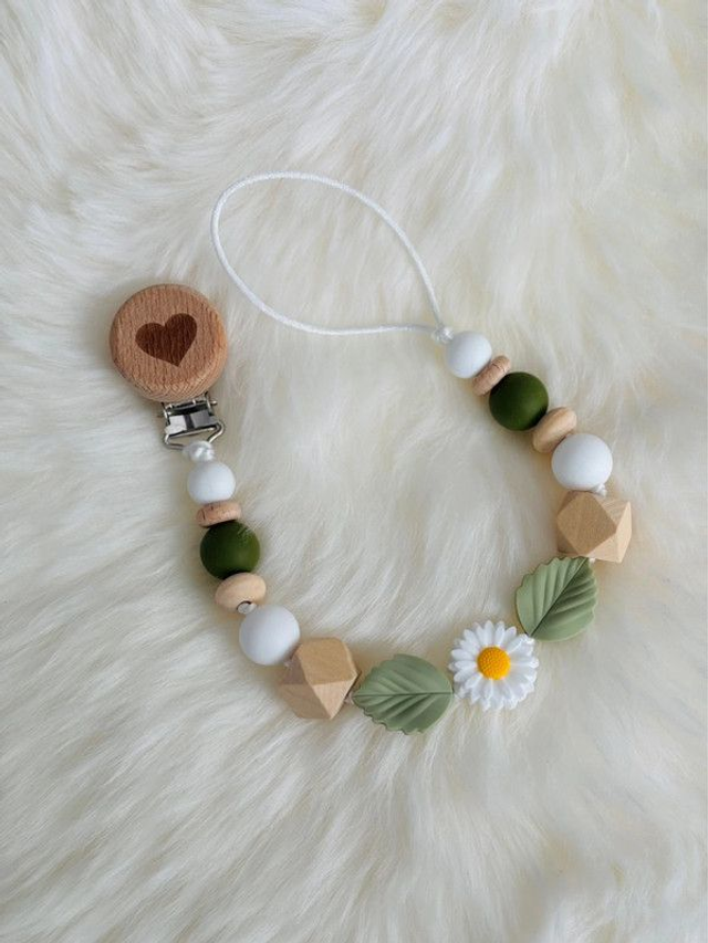 Attache tetine Fleur 🌼  