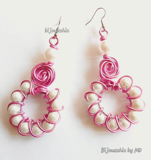 Boucles d&#039;oreilles Rosée Florale