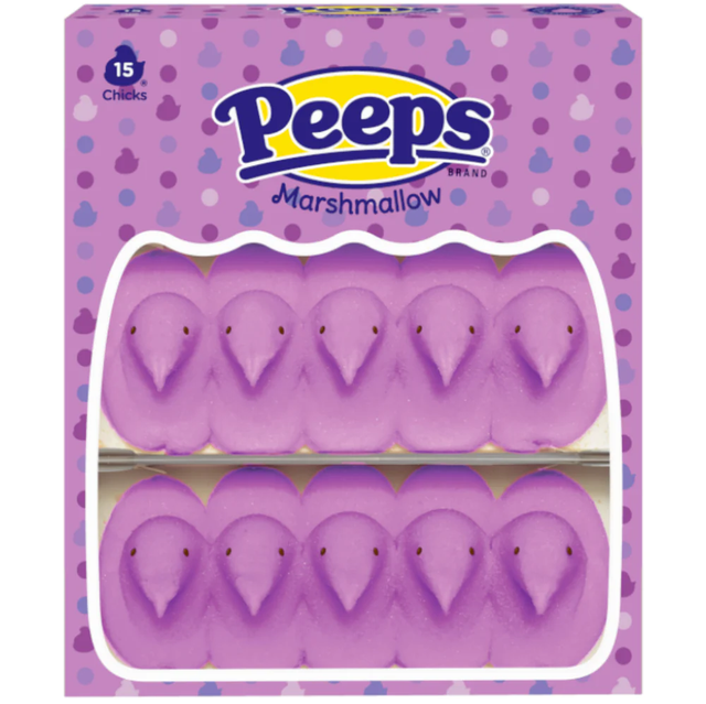 Peeps Easter Lavender Marshmallow Chicks (15pcs)