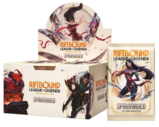 LEAGUE OF LEGENDS - RIFTBOUND - SPIRITFORGED - BOX DA 24 BUSTE ENG