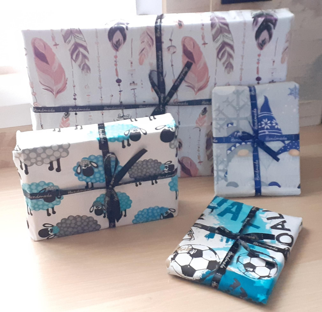 Furoshiki Emballage Cadeau Réutilisable Animaux Forêt