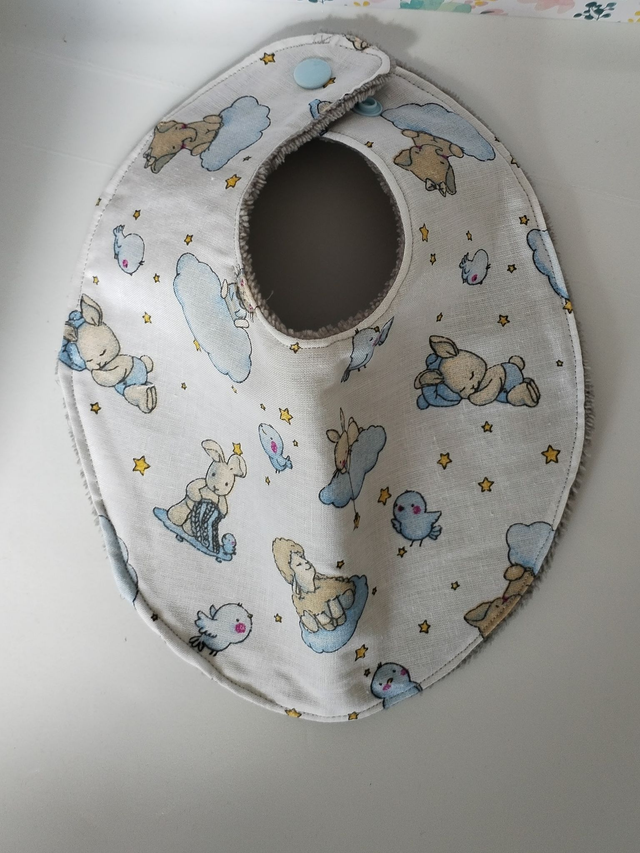 Bavoir de 0 à 6 mois - Dans les nuages