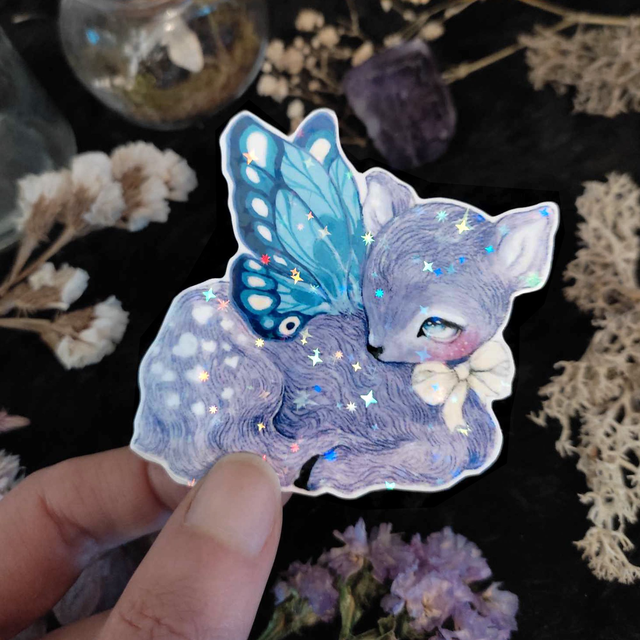 Sticker ~ Butterfly fawn