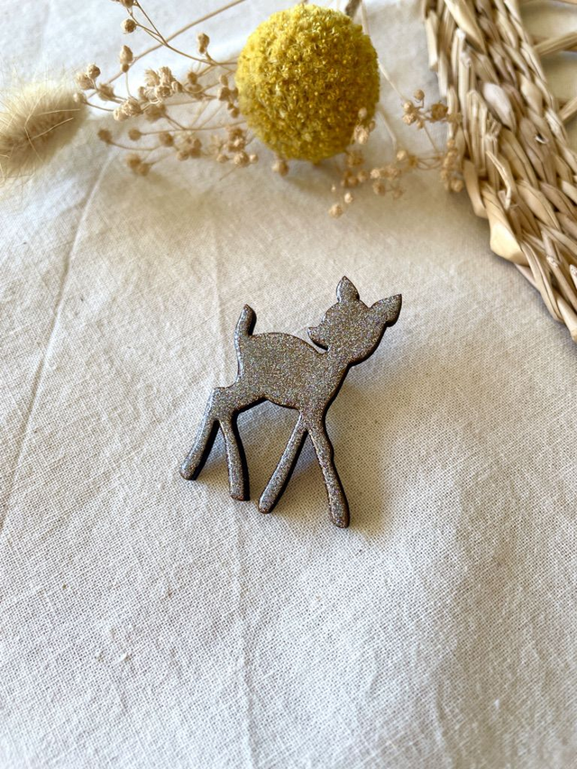 Broche Faon - Couleurs variées