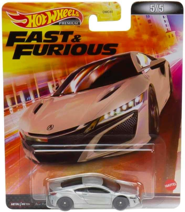 Hot Wheels Premium Fast &amp; Furious - '17 Aucra / Honda NSX in Silbermetallic