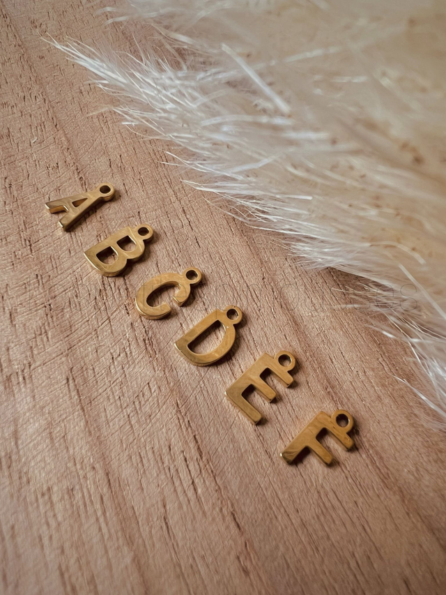 Lettres pour personnalisation 