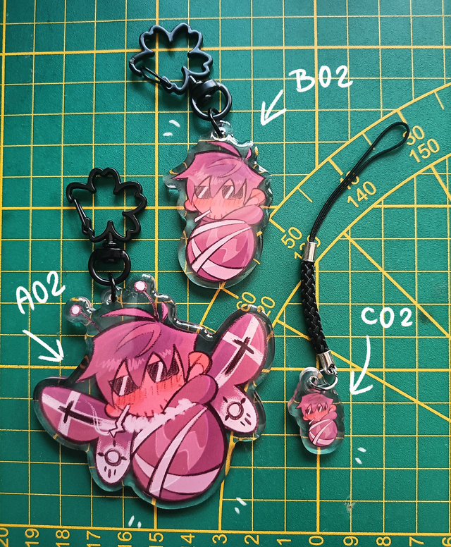 Moth Wolfwood (4 variations) - Keychain/Charm
