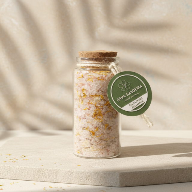 Escalda pés relaxante