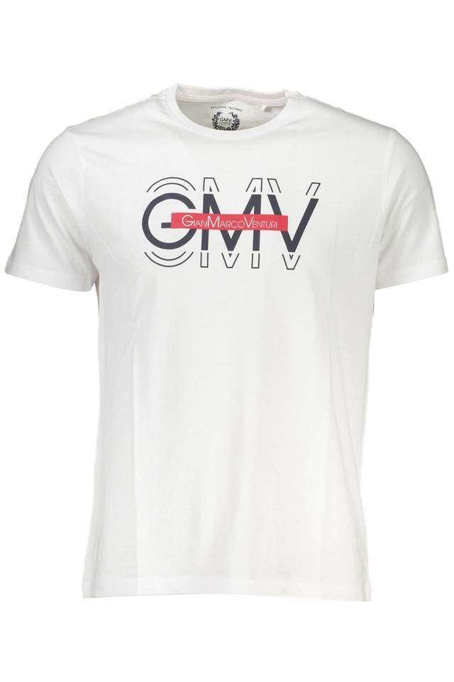 4055GIAN MARCO VENTURI T-SHIRT MANICHE CORTE UOMO BIANCO