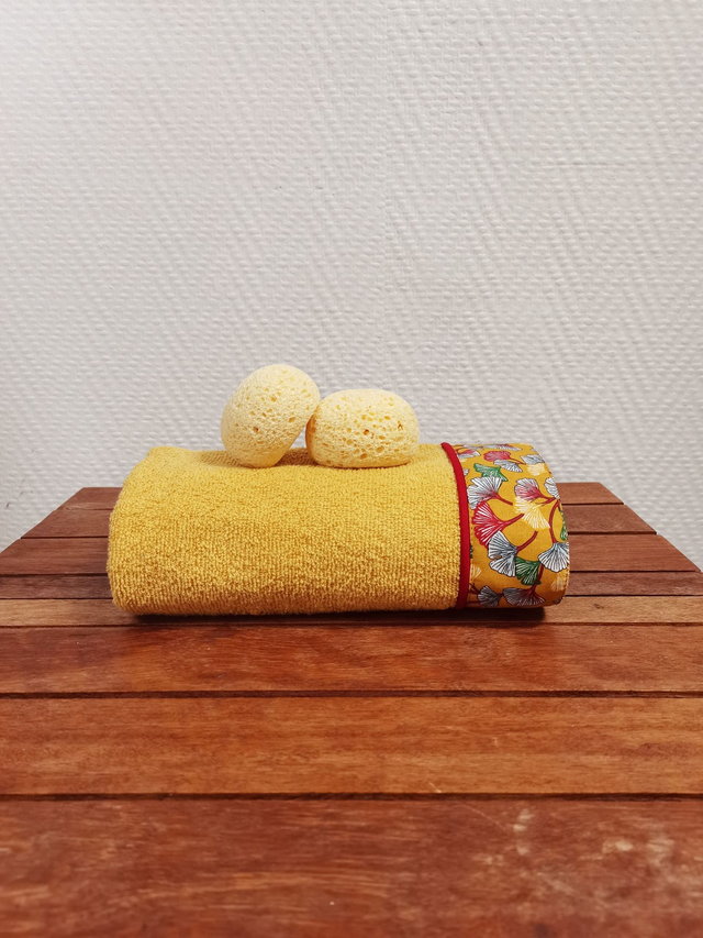 Serviette Ginkgo Safran