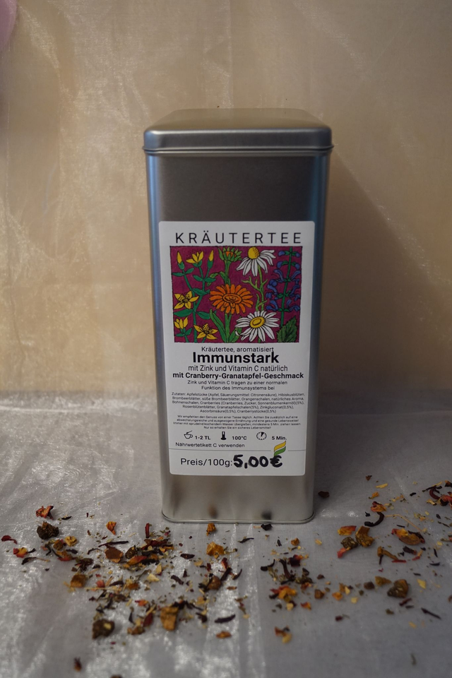 Immunstark mit Zink und Vitamin C (Kräutertee)