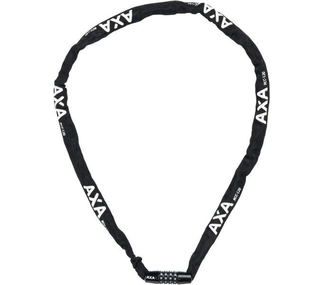 AXA Kettenschloss Rigid Code 120, Zahlenkombination, schwarz