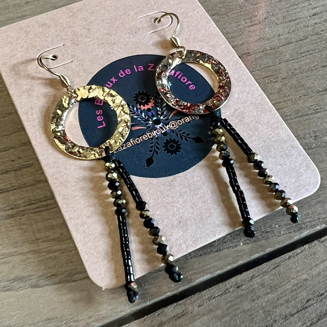 BO noires et dorées 