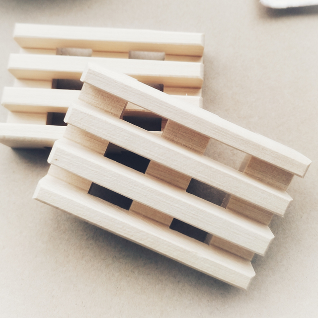 Porte-savon Petite Palette en bois d&#039;érable massif