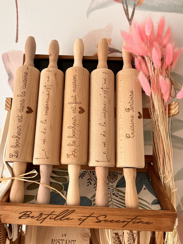 Rouleau à pâtisserie personnalisé 