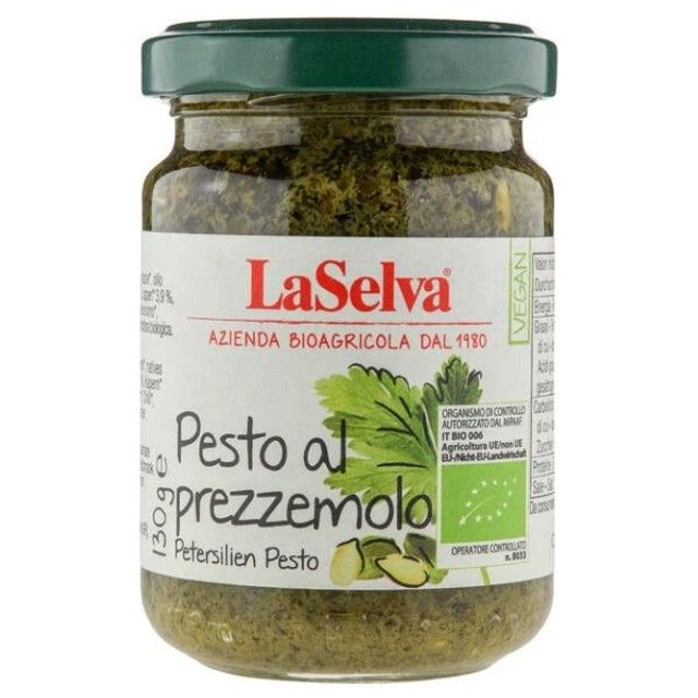 LaSelva Pesto Petersilie, 130g Glas