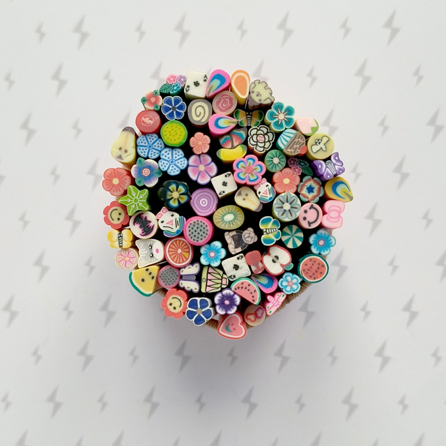 Nail Art Deco Clay Canes